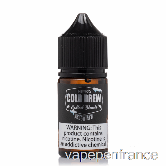 Macchiato - Sels D'infusion Froide Nitros - Stylo Vape 30 Ml 45 Mg